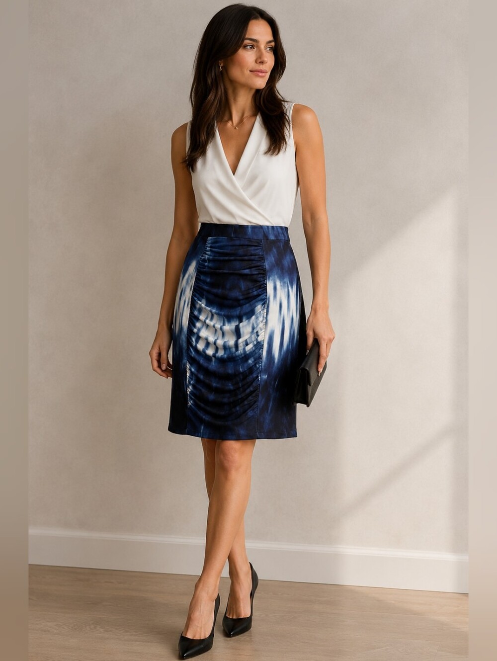 BNWT Catherine Malandrino Fully lined Blue…